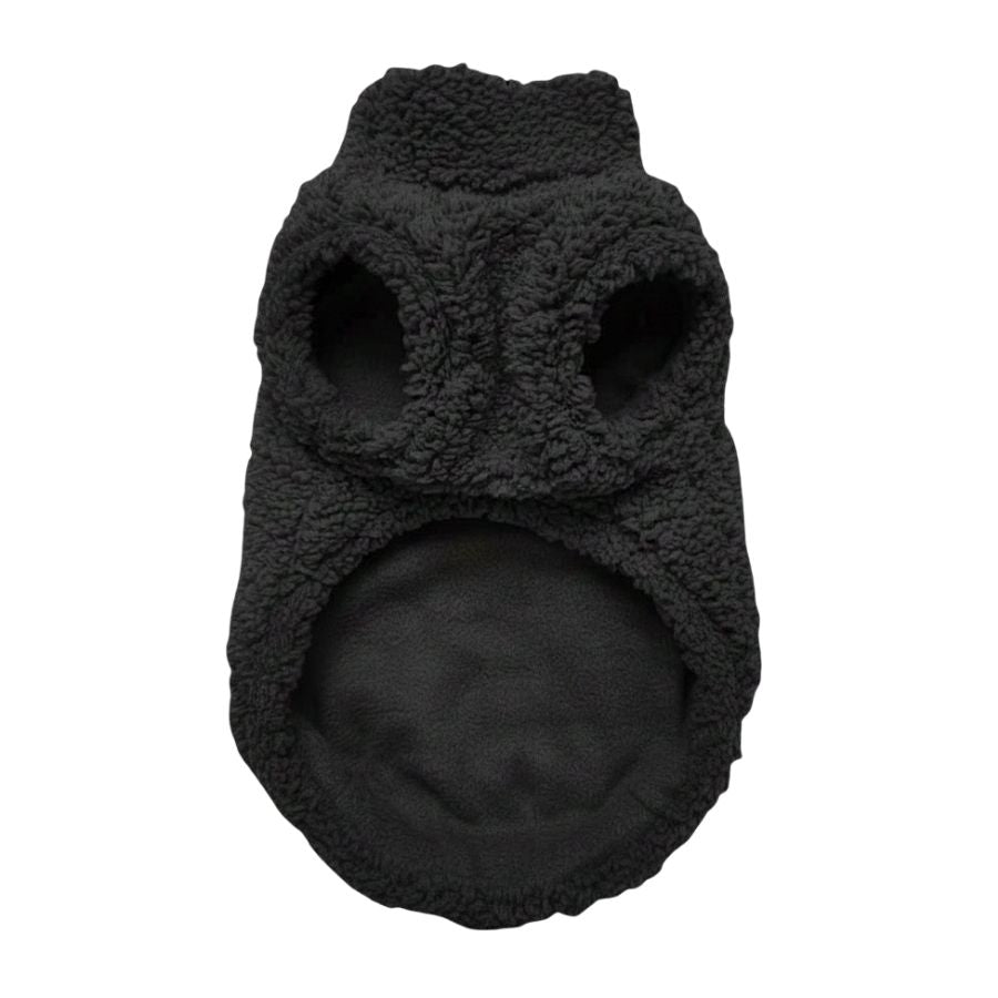 Teddy Fleece ~ Pup Noir ~ dog jersey