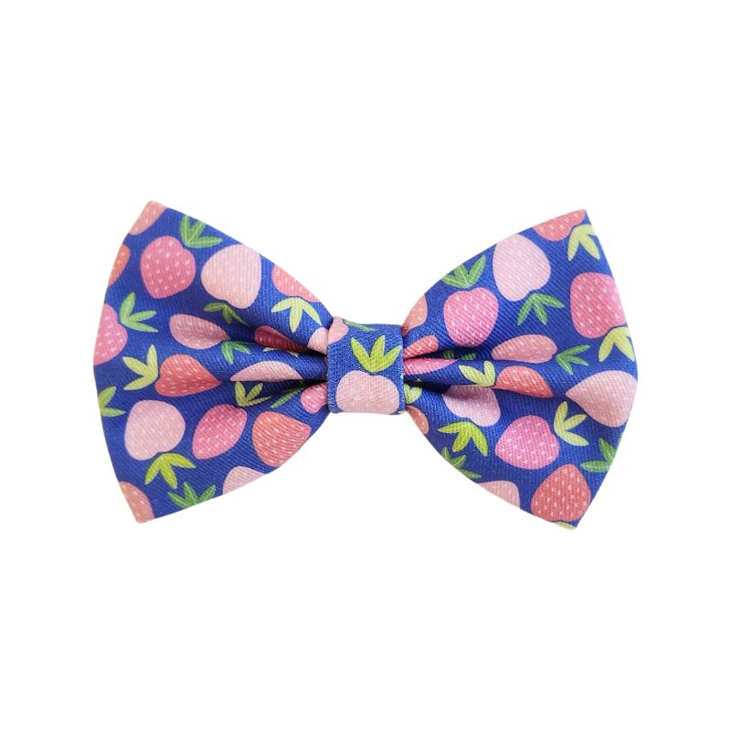 Eat, Drink and Be Berry ~ dog bow tie