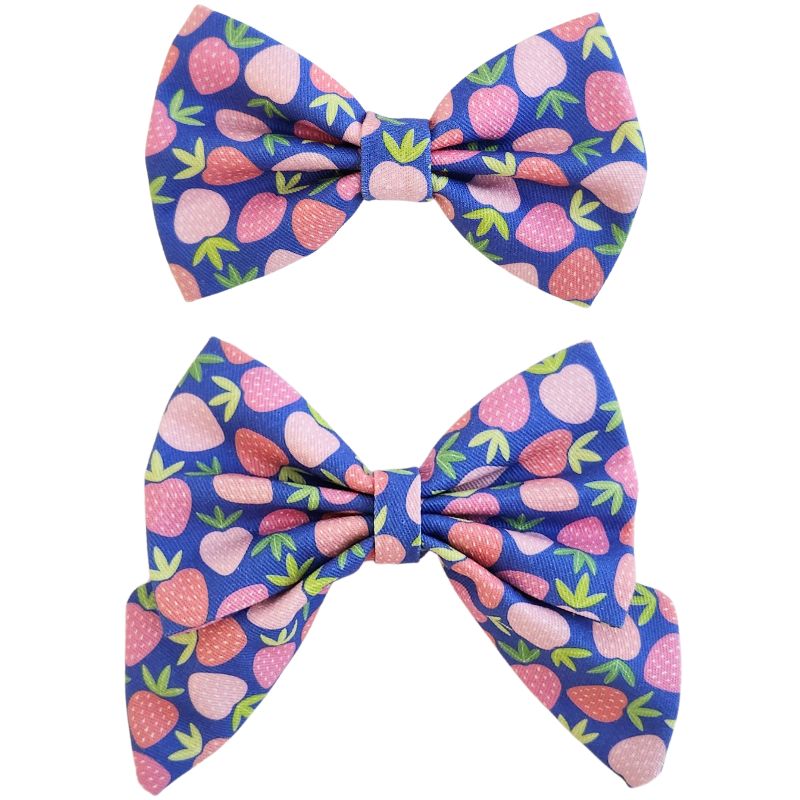 Eat, Drink and Be Berry ~ dog bow tie