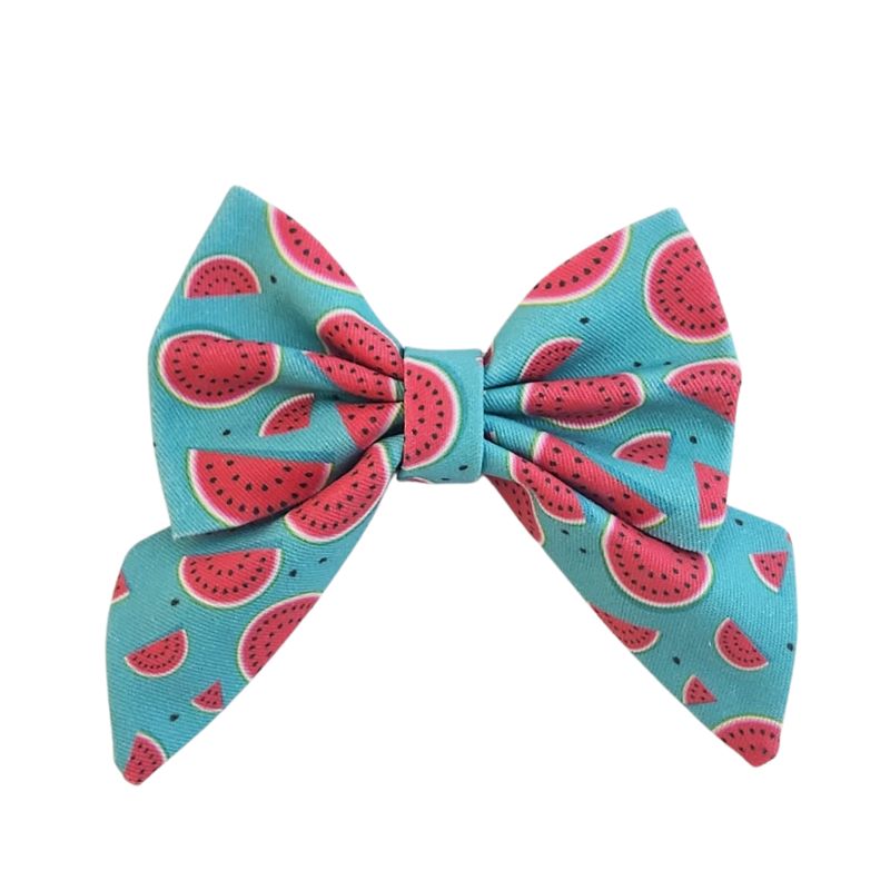 Melon-Dramatic ~ dog bow tie