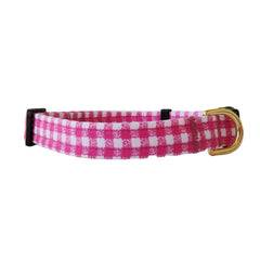The Fuchsia is Pink ~ dog collar