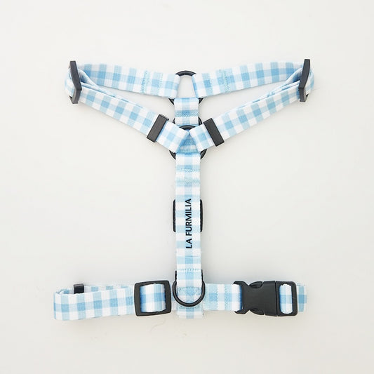 Dog harness ~ Blueberry Gingham