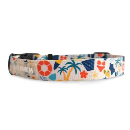 Dog collar ~ Beach vibes only