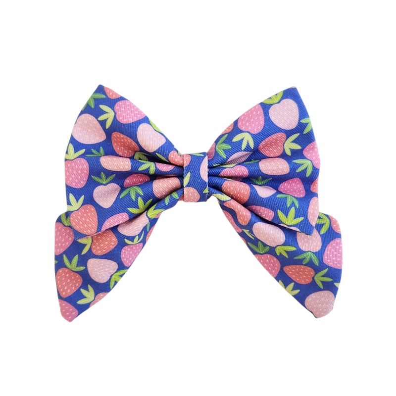 Eat, Drink and Be Berry ~ dog bow tie Sailor Bowtie