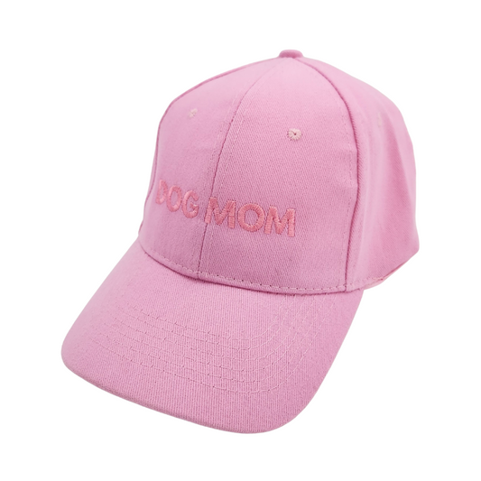 Dog Mom ~ baseball cap Pink
