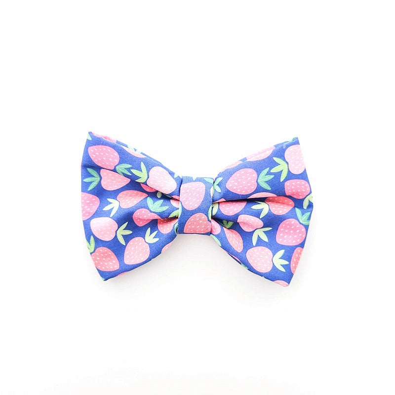 Eat, Drink and Be Berry ~ dog bow tie
