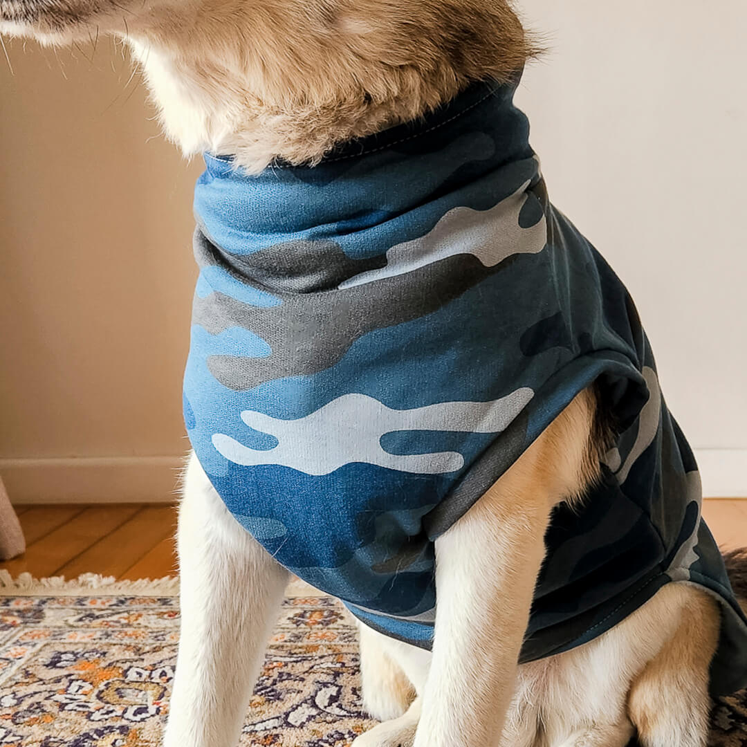 Blueberry camo ~ dog jersey – LA FURMILIA
